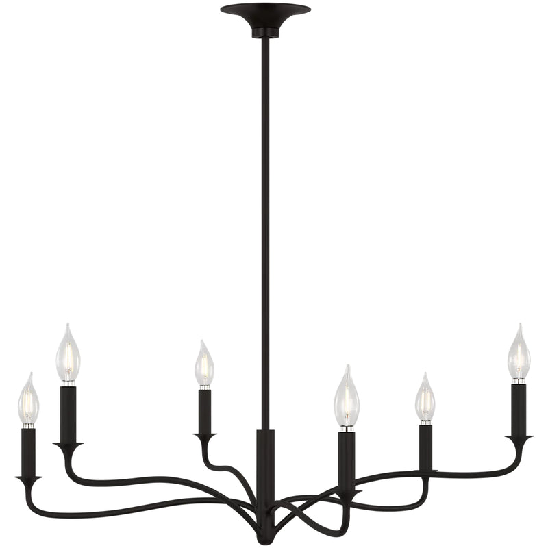 Chatsworth Chandelier Small Aged Iron By Visual Comfort Studio