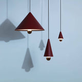 Cherry Pendant Light By Petite Friture, Size: Small / Medium / Large, Finish: Brown Red