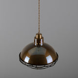 Chester Cage Pendant - Antique Brass