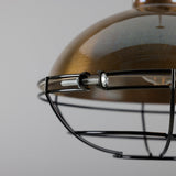 Chester Cage Pendant - Antique Brass