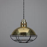 Chester Cage Pendant - Polished Brass
