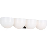 Cheverny Vanity Light — Extra Large, Milk, Aged Iron | Aged Iron