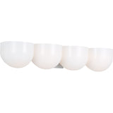 Cheverny Vanity Light — Extra Large, Milk, Polished Nickel | Polished Nickel