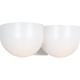 Cheverny Wall Sconce — 11 5/8", Milk, Polished Nickel