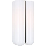 Cheverny Wall Sconce — 6", Milk, Aged Iron