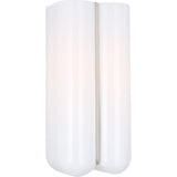 Cheverny Wall Sconce — 6", Milk, Matte White