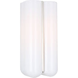 Cheverny Wall Sconce — 6", Milk, Polished Nickel