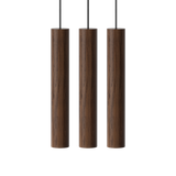 Chimes Cluster 3 Suspension Dark Oak By UMAGE