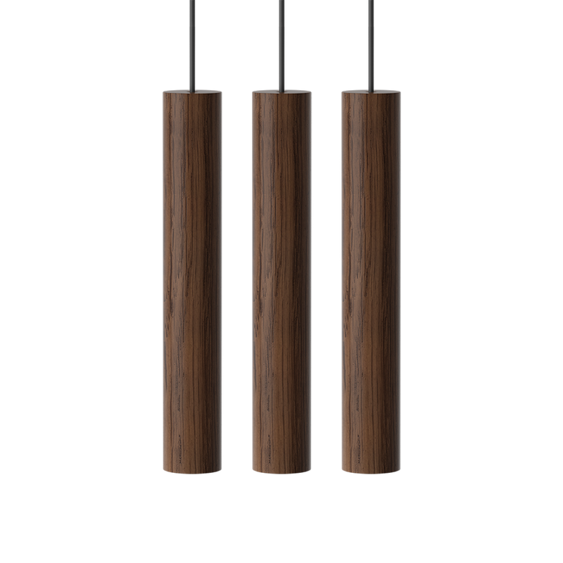 Chimes Cluster 3 Suspension Dark Oak By UMAGE