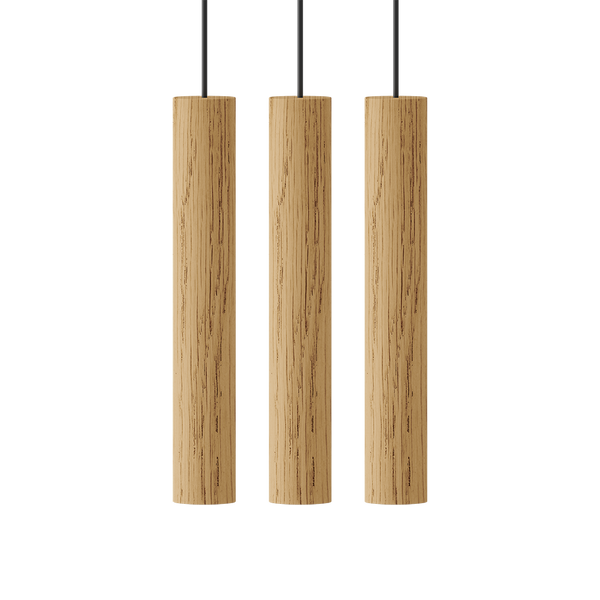 Chimes Cluster 3 Suspension Oak By UMAGE