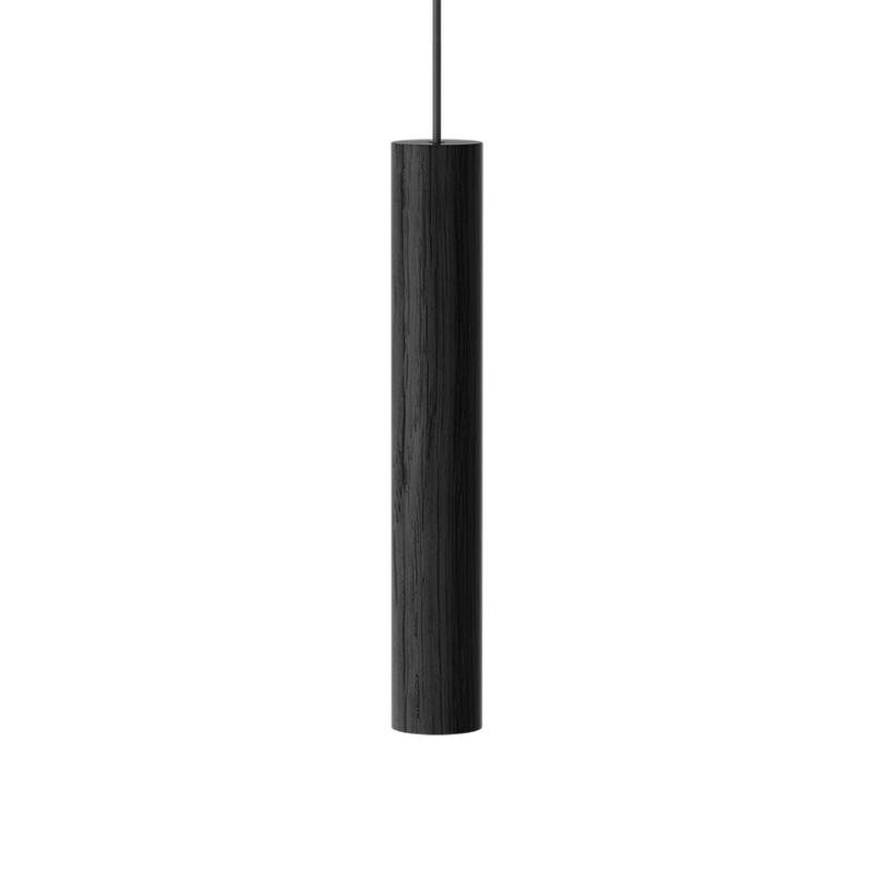 Chimes Pendant Light Black Oak Small By UMAGE Detailed View