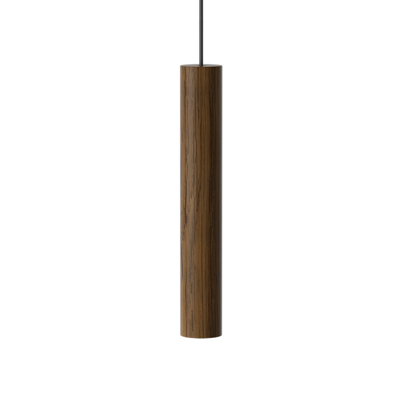 Chimes Pendant Light Dark Oak Small By UMAGE  Detailed View
