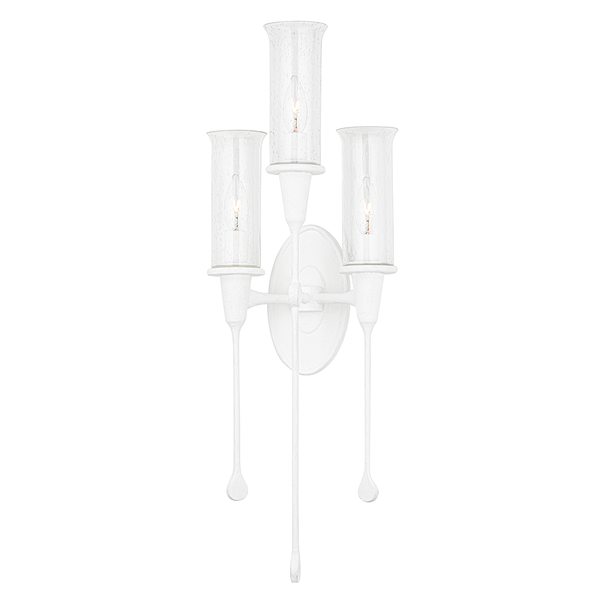 Chisel Wall Sconce White Plaster By Hudson Valley