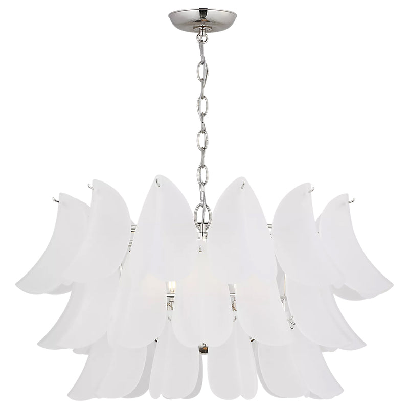 Chloe Chandelier Polished Nickel By Visual Comfort Main View 1