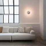 Chrome Snowflake Wall/Ceiling Lamp by Seed Design in Living Room