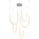Chrome Akoya 5-Head Chandelier with Remote Driver by Alora Lighting