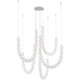 Chrome Akoya 5-Head Chandelier with Remote Driver by Alora Lighting