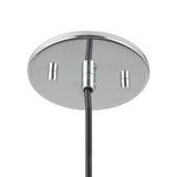 Chrome Finneas Pendant by Kuzco Lighting Canopy Details