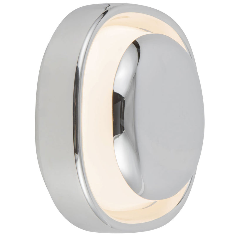 Chrome Pebble Wall Sconce by Kuzco Lighting