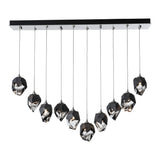 Chrysalis 10-Light Crystal Linear Suspension Small, by Hubbardton Forge