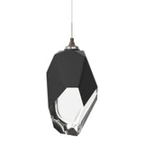Chrysalis 1-Light Crystal Pendant - Medium Bronze Black Polished
