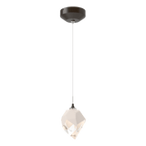 Chrysalis 1 Light Crystal Pendant Small Oil Rubbed Bronze WP By Hubbardton Forge
