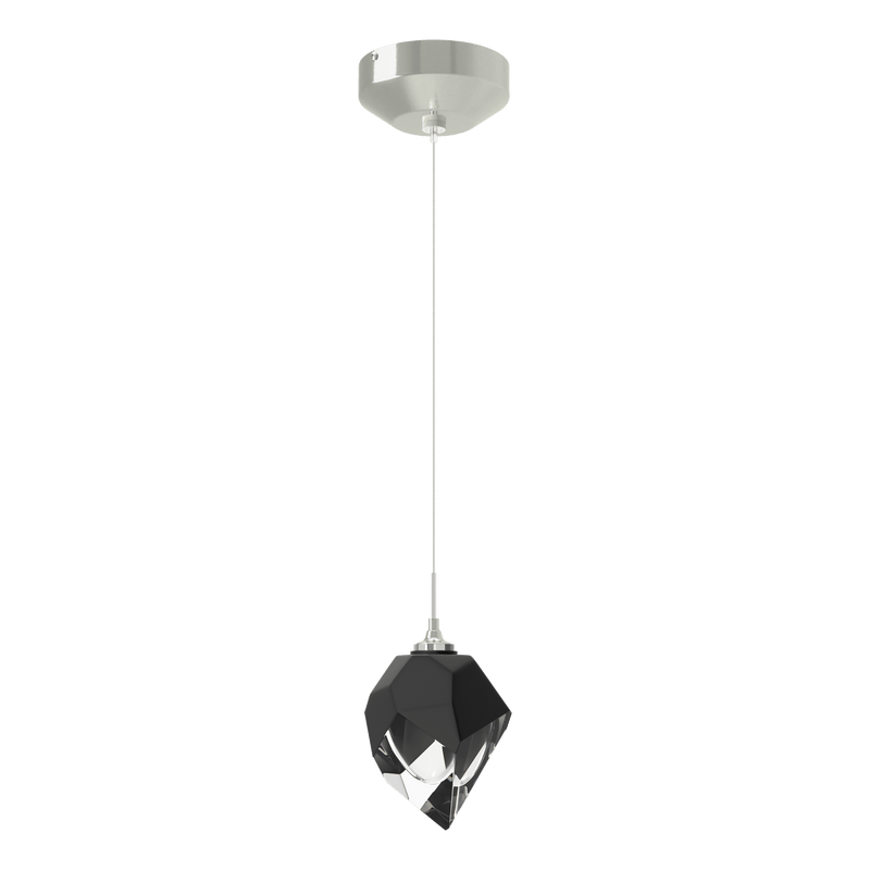 Chrysalis 1 Light Crystal Pendant Small Sterling BP By Hubbardton Forge