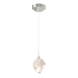 Chrysalis 1 Light Crystal Pendant Small Sterling WP By Hubbardton Forge