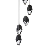 Chrysalis 5-Light Crystal Pendant Large, by Hubbardton Forge