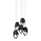 Chrysalis 5-Light Crystal Pendant Large, by Hubbardton Forge