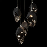 Chrysalis 5-Light Crystal Pendant Large detail, by Hubbardton Forge