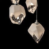 Chrysalis 5-Light Crystal Pendant Small detail, by Hubbardton Forge