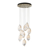Chrysalis 9-Light Crystal Chandelier Large, by Hubbardton Forge