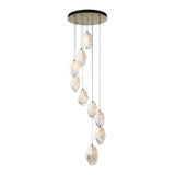 Chrysalis 9-Light Crystal Chandelier Large, by Hubbardton Forge