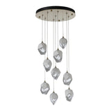 Chrysalis 9-Light Crystal Chandelier Small, by Hubbardton Forge