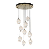 Chrysalis 9-Light Crystal Chandelier Small, by Hubbardton Forge