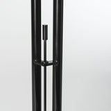Chrysalis Floor Lamp detail in Ink, Black Crystal, by Hubbardton Forge