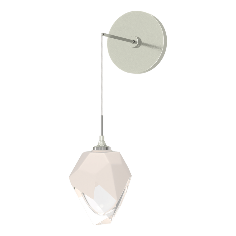 Chrysalis Wall Sconce Small Sterling WP By Hubbardton Forge