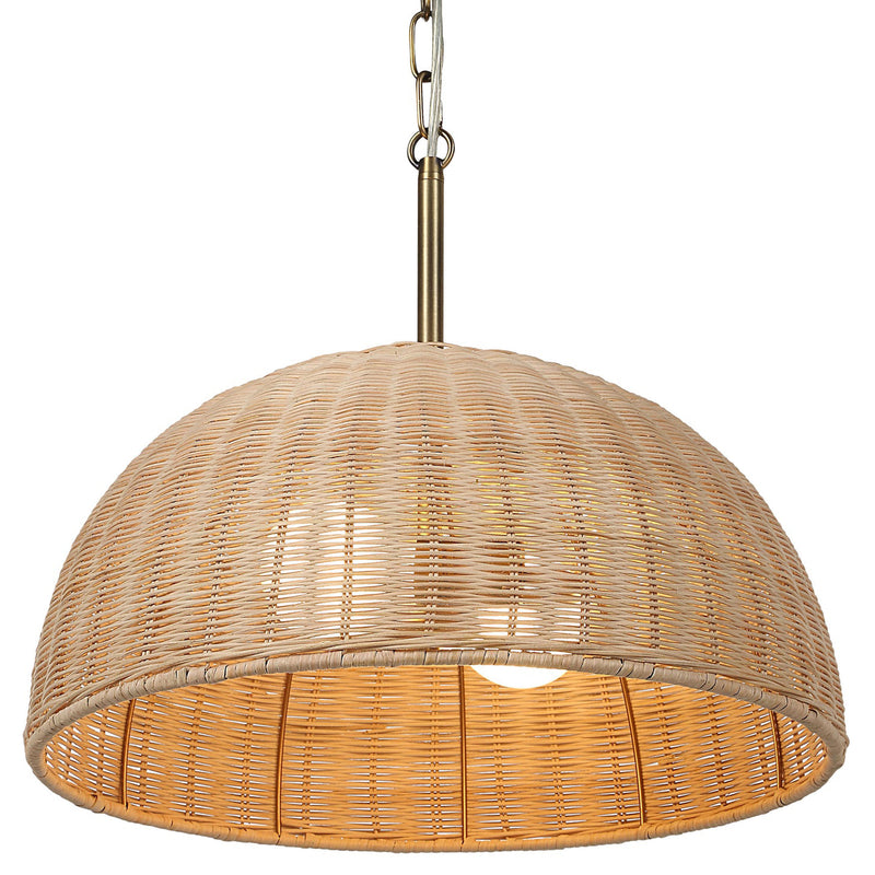 Ciara Pendant Light Bleached Finish By Renwil Main View 1