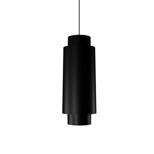 Cilindrica Pendant By Accord Lighting, Finish: Matte Black