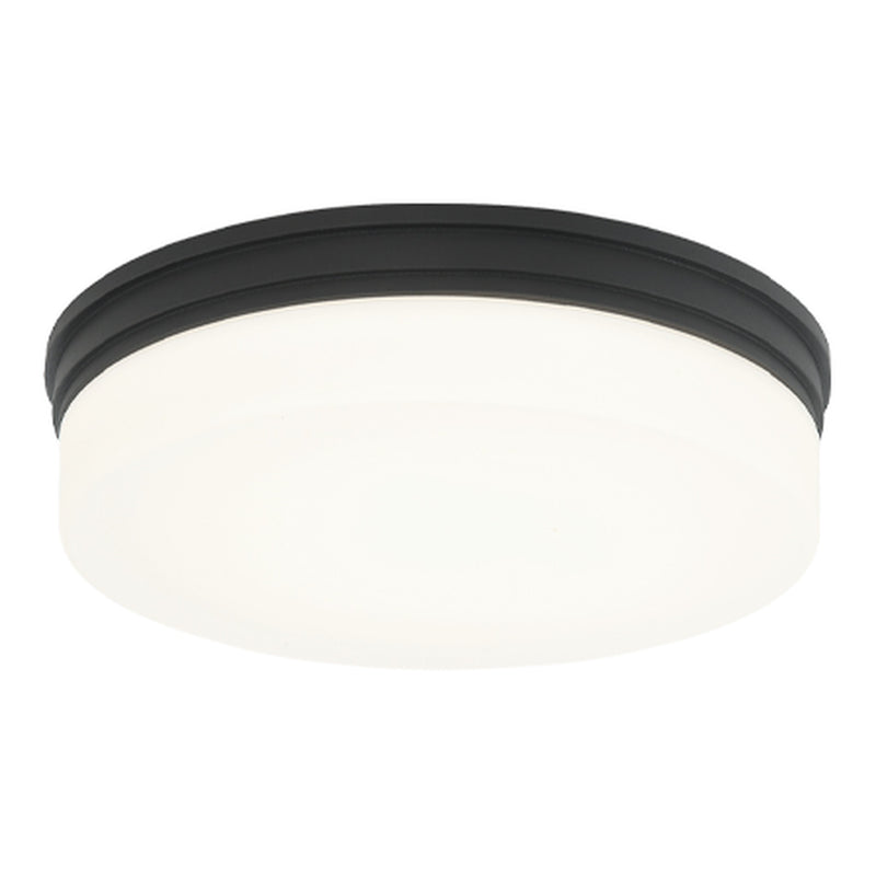 Circian Flush Mount 12 Inch Matte Black