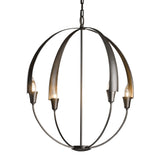 Cirque Chandelier Large, alternate view in Dark Smoke, by Hubbardton Forge