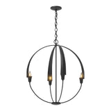 Cirque Chandelier Large in Black by Hubbardton Forge
