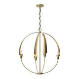 Cirque Chandelier Large in Modern Brass by Hubbardton Forge