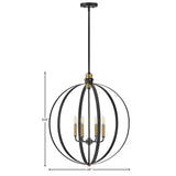 Cirque Medium Orb Chandelier
