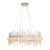 Cityscape Circular LED Pendant - Soft Gold-Hubbardton Forge Soft Gold