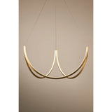 Claddon Chandelier by Sonneman - lifestyle