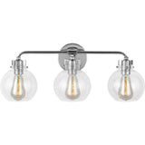 Clara Vanity Light — 24", Chrome