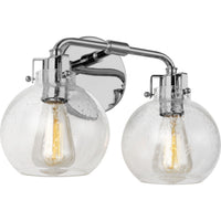 Clara Vanity Light — 14 3/4", Chrome