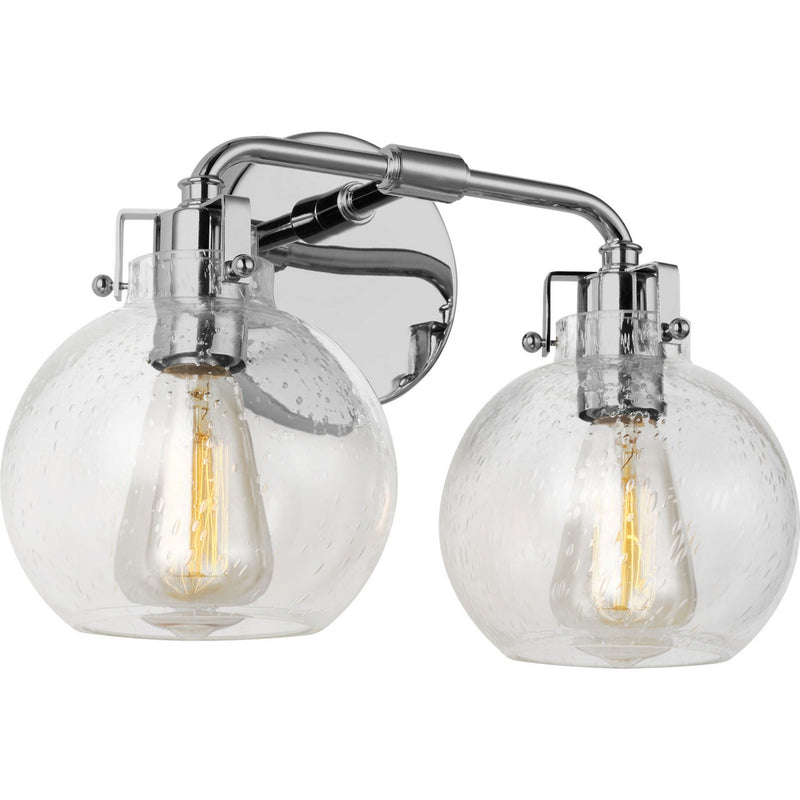 Clara Vanity Light — 14 3/4", Chrome